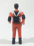 2001 McDonald's Hasbro Action Man Orange 3 3/4" Tall Toy Action Figure