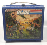 Vintage Aladdin 1986 G..I Joe Real American Hero Blue Plastic Lunch Box