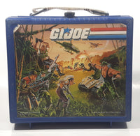 Vintage Aladdin 1986 G..I Joe Real American Hero Blue Plastic Lunch Box