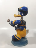 Disney Disneyland Resort Donald Duck Ice Hockey Player Bobble Head 7 1/2" Tall Resin Sculpture