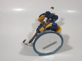 Disney Disneyland Resort Donald Duck Ice Hockey Player Bobble Head 7 1/2" Tall Resin Sculpture