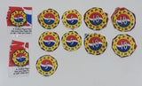 Vintage 1990s Hard To Find Pepsi Points Cardboard and Plastic Label Lot