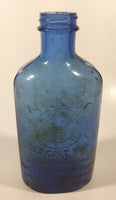 Antique The Chas H. Phillips Chemical Company Milk Of Magnesia 7 1/2" Tall Cobalt Blue Medicine Bottle Glenbrook Conn