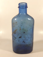 Antique The Chas H. Phillips Chemical Company Milk Of Magnesia 7 1/2" Tall Cobalt Blue Medicine Bottle Glenbrook Conn