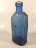 Antique The Chas H. Phillips Chemical Company Milk Of Magnesia 7 1/2" Tall Cobalt Blue Medicine Bottle Glenbrook Conn