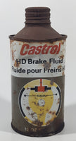 Vintage Hard To Find Castrol HD Brake Fluid 12 Oz 5 5/8" Tall Metal Can