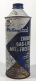 Vintage Hard To Find Whiz Hollingshead Zorbit Gas-Line Anti-Freeze 7 1/8" Tall Metal Can
