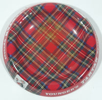 Vintage Younger's Tartan Special Beer Plaid 5 7/8" Metal Ash Tray