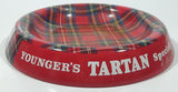 Vintage Younger's Tartan Special Beer Plaid 5 7/8" Metal Ash Tray