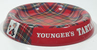 Vintage Younger's Tartan Special Beer Plaid 5 7/8" Metal Ash Tray