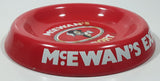 Vintage McEwan's Export Beer Red 5 7/8" Metal Ash Tray