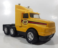 1989 Remco Semi Tractor Truck Pennzoil Yellow Die Cast Toy Car Vehicle