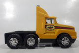 1989 Remco Semi Tractor Truck Pennzoil Yellow Die Cast Toy Car Vehicle