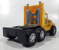 1989 Remco Semi Tractor Truck Pennzoil Yellow Die Cast Toy Car Vehicle