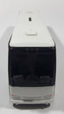 2007 IMG SAM French Lick Indiana Prevost Coach Bus White Plastic Toy Coin Bank