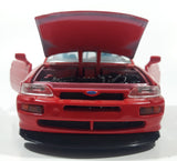 Maisto Ford Escort RS Cosworth Red 1/24 Scale Die Cast Toy Car Vehicle with Opening Doors Hood and Hatch