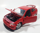 Maisto Ford Escort RS Cosworth Red 1/24 Scale Die Cast Toy Car Vehicle with Opening Doors Hood and Hatch