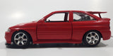 Maisto Ford Escort RS Cosworth Red 1/24 Scale Die Cast Toy Car Vehicle with Opening Doors Hood and Hatch