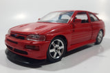 Maisto Ford Escort RS Cosworth Red 1/24 Scale Die Cast Toy Car Vehicle with Opening Doors Hood and Hatch