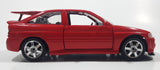 Maisto Ford Escort RS Cosworth Red 1/24 Scale Die Cast Toy Car Vehicle with Opening Doors Hood and Hatch