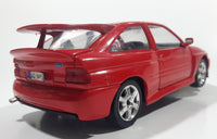 Maisto Ford Escort RS Cosworth Red 1/24 Scale Die Cast Toy Car Vehicle with Opening Doors Hood and Hatch