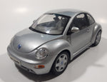 Maisto Volkswagen New Beetle Silver 1/18 Scale Die Cast Toy Car Vehicle with Opening Doors Hood and Hatch