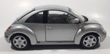 Maisto Volkswagen New Beetle Silver 1/18 Scale Die Cast Toy Car Vehicle with Opening Doors Hood and Hatch