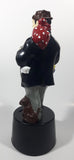 Rare Vintage Hobo Joe's Coffee Shop Hobo Joe Bank Mascot 11 1/4" Tall Plastic Coin Bank