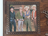 Vintage A & F Canada Ponderosa Ranch TV Show Deer Under Tree 6 3/8" x 12 3/4" Wood Wall Plaque