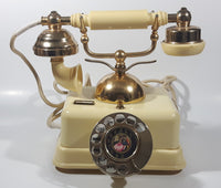 Vintage French Style Fragonard Like Man and Woman Rotary Telephone