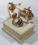 Vintage Northern Telecom French Victorian Style Cherubs Wood Based Rotary Telephone