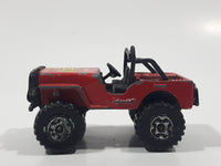 1984 Matchbox Jeep 4x4 Golden Eagle Red Die Cast Toy Car Vehicle Made in Macau