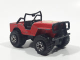 1984 Matchbox Jeep 4x4 Golden Eagle Red Die Cast Toy Car Vehicle Made in Macau