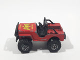 1984 Matchbox Jeep 4x4 Golden Eagle Red Die Cast Toy Car Vehicle Made in Macau