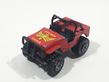 1984 Matchbox Jeep 4x4 Golden Eagle Red Die Cast Toy Car Vehicle Made in Macau