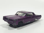 Rare Vintage 1970 Lesney Superfast Matchbox R Series No. 22 Pontiac GP Sports Coupe Purple Die Cast Toy Car Vehicle