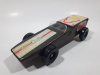 Vintage Scouts Canada Kubkar Black Wood Toy Car Vehicle