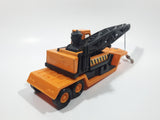 1980 Buddy L Crane Semi Trailer Orange Plastic and Pressed Steel Toy Car Vehicle Made in Japan