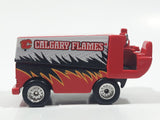 1999 Upper Deck Collectibles Calgary Flames NHL Ice Hockey Zamboni Die Cast Toy Car Vehicle Missing Blade Section