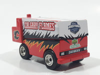 1999 Upper Deck Collectibles Calgary Flames NHL Ice Hockey Zamboni Die Cast Toy Car Vehicle Missing Blade Section