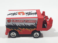 1999 Upper Deck Collectibles Calgary Flames NHL Ice Hockey Zamboni Die Cast Toy Car Vehicle Missing Blade Section