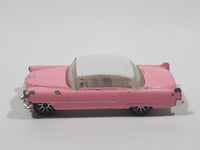 2019 Matchbox MBX Road Trip 1955 Cadillac Fleetwood Pink with White Roof Die Cast Toy Car Vehicle