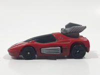 1994 McDonald's Hot Wheels Back Burner Dark Red Die Cast Toy Car Vehicle