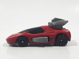 1994 McDonald's Hot Wheels Back Burner Dark Red Die Cast Toy Car Vehicle