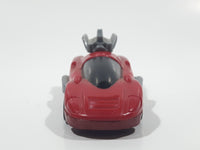 1994 McDonald's Hot Wheels Back Burner Dark Red Die Cast Toy Car Vehicle