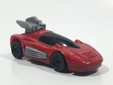 1994 McDonald's Hot Wheels Back Burner Dark Red Die Cast Toy Car Vehicle