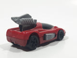 1994 McDonald's Hot Wheels Back Burner Dark Red Die Cast Toy Car Vehicle