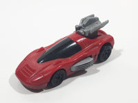 1994 McDonald's Hot Wheels Back Burner Dark Red Die Cast Toy Car Vehicle