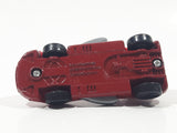 1994 McDonald's Hot Wheels Back Burner Dark Red Die Cast Toy Car Vehicle