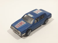 Vintage Summer Marz Karz Volvo 760 Sedan Safety #1 Blue No. 8802 Die Cast Toy Car Vehicle Made in China